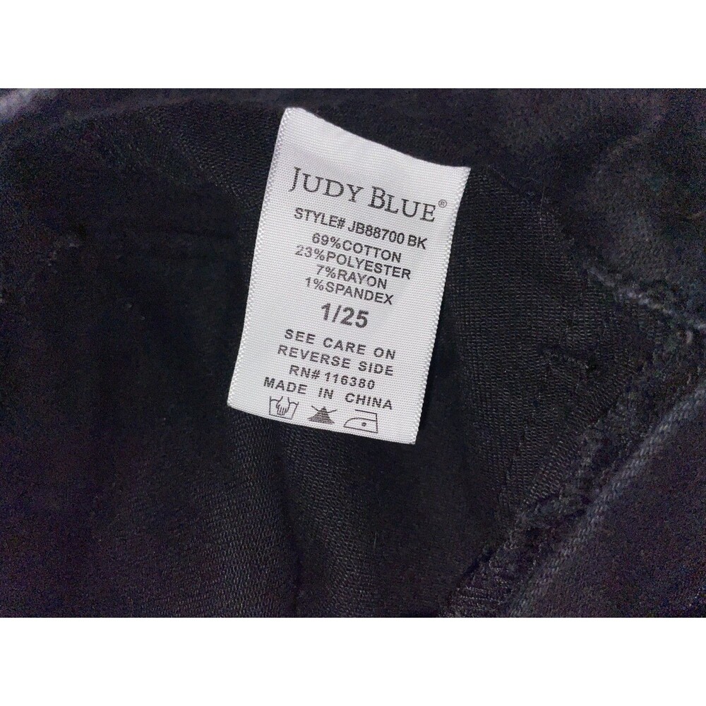Judy Blue Jeans Women’s Everyday Jogger High Rise Straight Fit Black Denim 1/25 - Picture 9 of 9